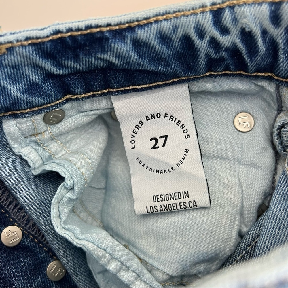 Lovers + Friends Reece High Rise Straight Leg Jeans - Picture 11 of 16